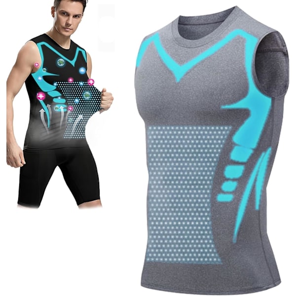 ic Shaping Vest, 2023 Ny Version ENERGXCEL Ionic Shaping Vest för Män att Bygga en Perfekt Kropp
