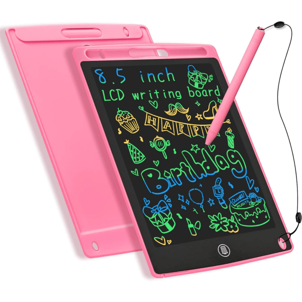 YNGRAYS 8,5 tums LCD-ritbräda, YOUNGRAYS elektronisk färgad Doodle Board-skrivplatta (flerfärgad-blå)