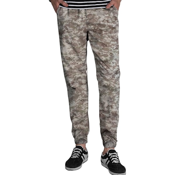ch herr Chino Jogger byxor 6552 Ljus Brun 40
