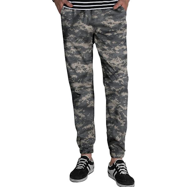 ch herr Chino Jogger byxor 6552 Blå Digit 34