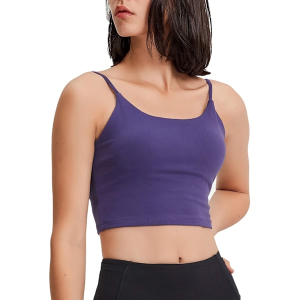 edy Dam Padded Sport-BH Fitness Träning Löpning Tröjor Yoga Linne