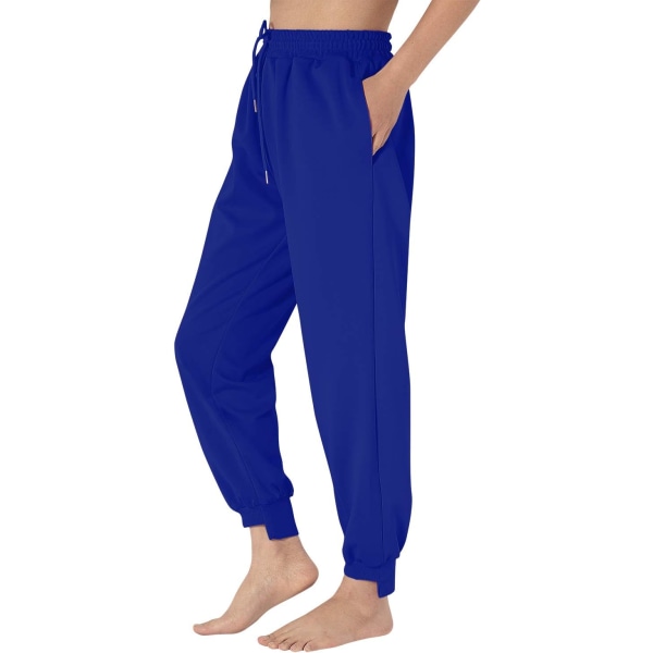 ch Dam Plain Drawstring Joggerbyxor #645 Mörkblå Liten