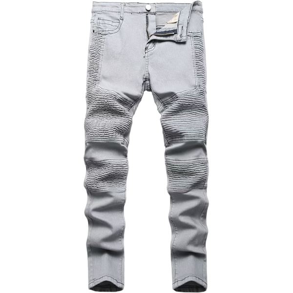 GAO Pojkens Slitna Skinny Jeans