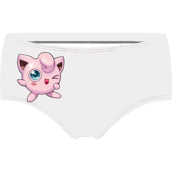 ssx Dam Fashion Flirty Sexy Funny Naughty 3D Tryckt Söta Underkläder Briefs 1 Vit 1 Medium