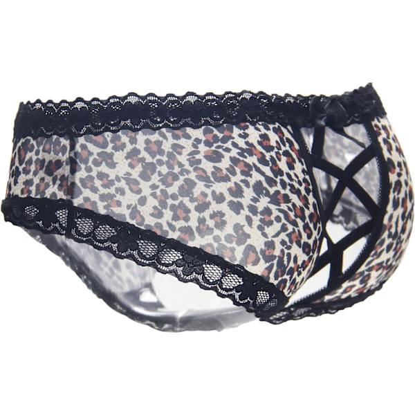 ishie Sexy Midnight Cross Back Panties Black 2 X-Large