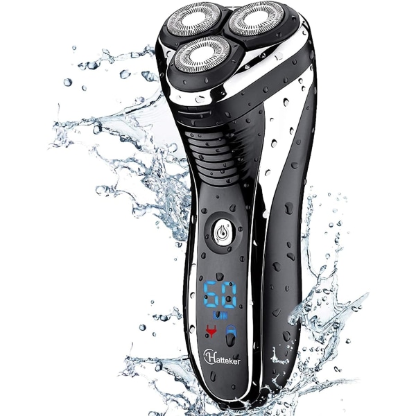 ectric Rakapparat Rotary Razor Herr Sladdlös Skäggtrimmer Pop-Trimmer Vattentät