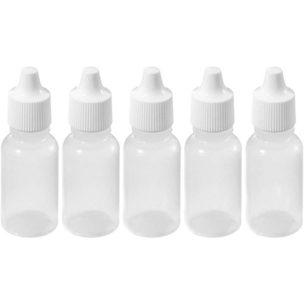 cotry 50 st 20 ml tomma plastflaskor som kan klämmas ut Droppa flaskor Eye Liquid Eye Liquid Dropper Flaskor Plugg Burk 50 Count (Pack of 1)