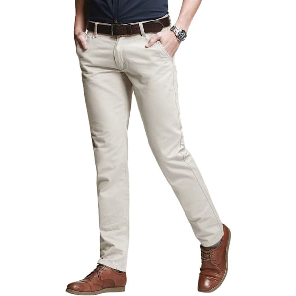 ch herr Slim Tapered Stretchy Casual Pants 8060 Apricot 34W x 31L