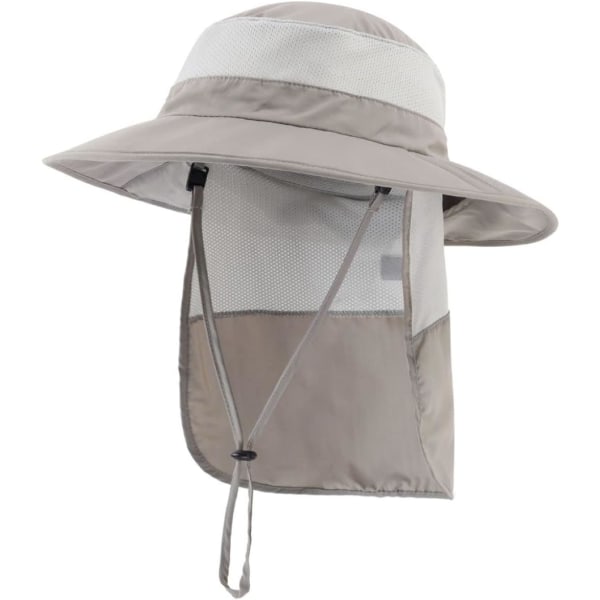 racy Toddler Kids UPF50+ Solhatt med nackskydd Bred brätte Solskydd Hatt för pojkar flickor