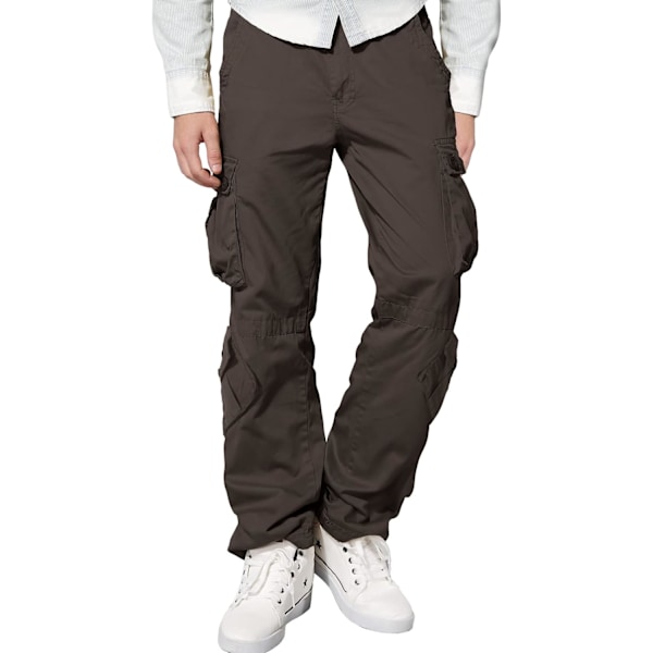 ch herr Relaxed Fit Wild Cargo byxa mörk khaki 34