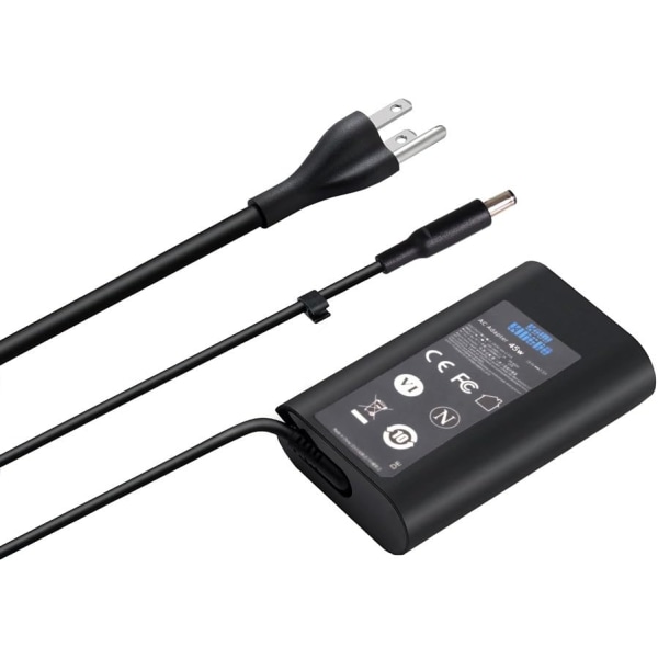 X 13 Laddare, 45W 19.5V 2.31A Laddare för Dell XPS 13 / XPS 12/12 MLK/Inspiron 14 (7437) Bärbara datorer, KSW KINGDO Strömadapter med 2.9ft Strömkabel Inkl