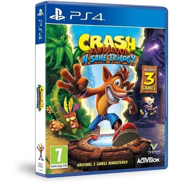 tivision PlayStation 4 Crash Bandicoot N'Sane Trilogy Remastered V2 Spel
