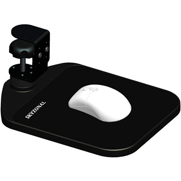 SZONAL Ergonomisk musplattform under skrivbord Ergonomisk handledsstöd musmatta (svart)