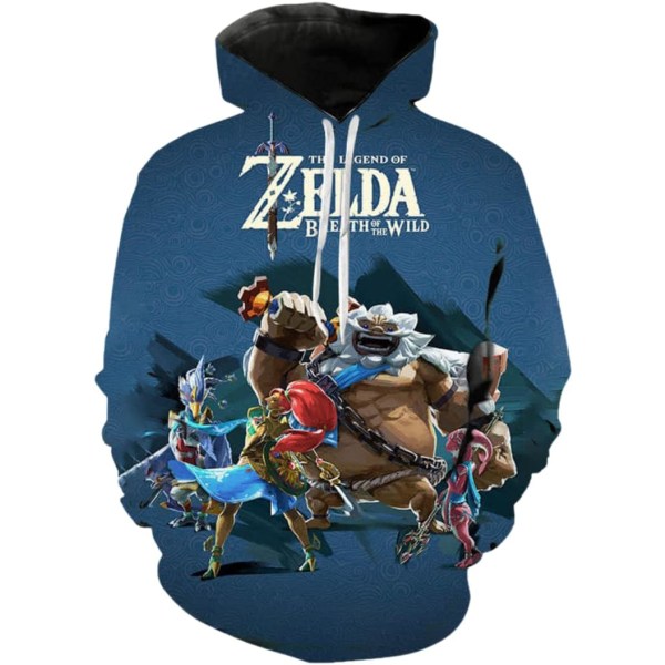 Cosplay Legend of Zelda Breath of The Wild Twilight Princess Känguruficka Cosplay Hoodies - Unisex Pullovertröjor  Large