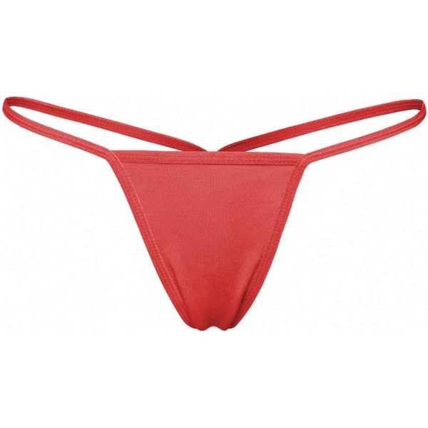 vichFarh Sexiga Underkläder Dam Trosor Stripper String String Pure Color Trosor Trosa Röd Liten