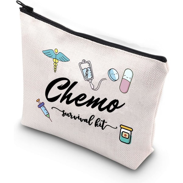 XKO Chemo Care Package för kvinnor Chemo Survival Kit Chemotherapy Treatment Dragkedja Påse, kemoväska, axelrem