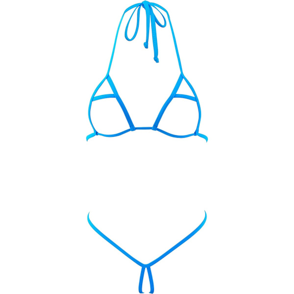 RRYLO Olika stilar Micro Bikini Set Flerfärgade badkläder Baddräkt Badkläder 1602-turkos