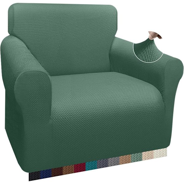 Lurlife Tjock Soffa Överdrag 1-Delad Stretch Soffa Överdrag för 3 Kuddar Soffa Senaste Jacquard Soffa Överdrag för Husdjur Barn Möbler Skydd med Elas