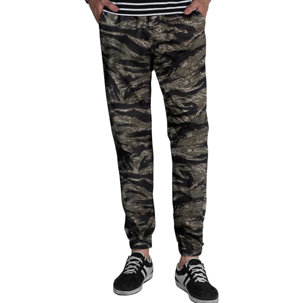 ch herr chino joggingsbyxor 6552 svart camo 40