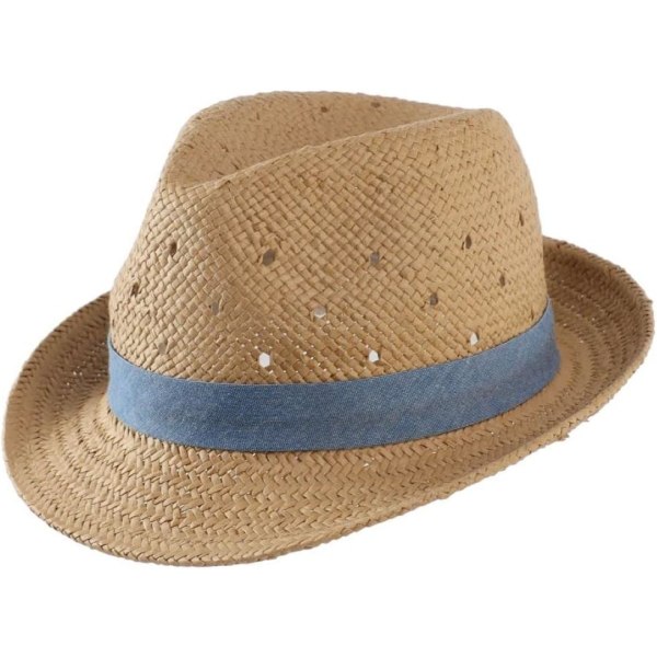 racy Barnens Pojkar Halmhatt Sommar Solskydd Hatt för Baby Toddler Fedora Strandhatt Kaffe 2-3T