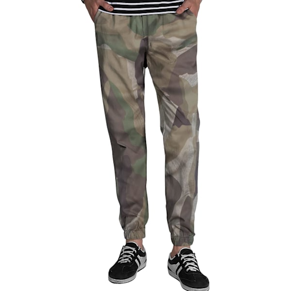 ch herr Chino Jogger byxor 6552 Beige Max 34