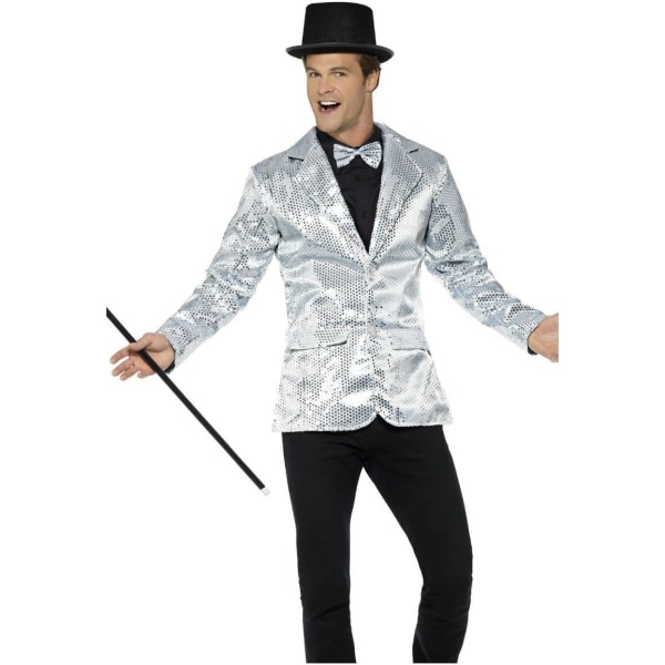 iffys 21139XL Sequin herrjacka (X-Large) Silver
