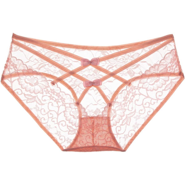 ly Bodas Dam Cage Back Trosor Sexiga Underkläder Lingerie Pack Varm Rosa Spets X-Large