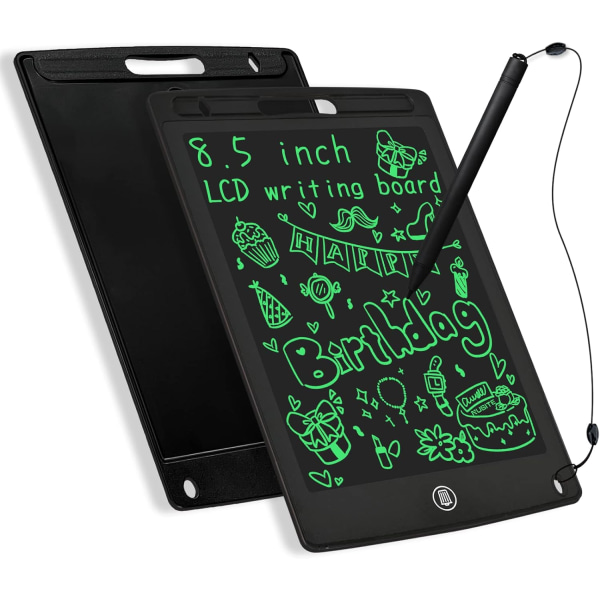 YNGRAYS 8,5 tums LCD-ritbräda, YOUNGRAYS elektronisk färgad Doodle Board-skrivplatta (flerfärgad-blå)