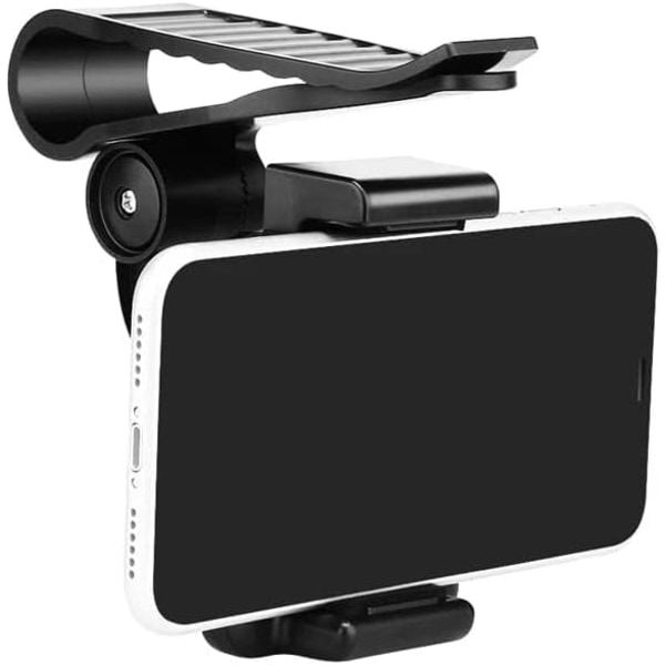 C Solskydd Telefonhållare Stand Universal Bilklämma Solskydd Mobiltelefon Hållare Montering för iPhone X GPS Hållare i Bil Mobilklämma