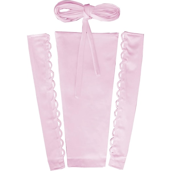 set Back Kit Lace up för kvinnors klänning Loops Extender bröllopsklänning dragkedja ersättning justerbar passform satin rosa 16