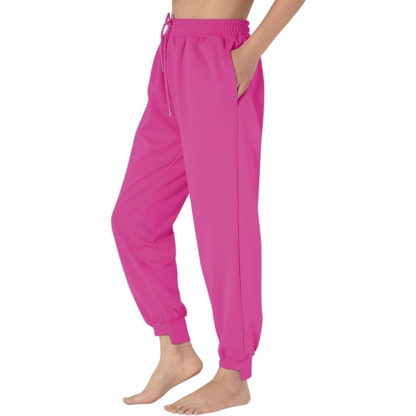 ch Dam Plain Drawstring Joggerbyxor #645 Plum XX-Large