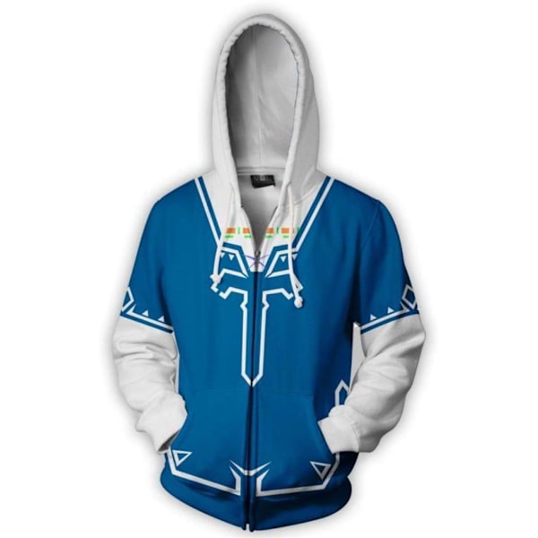 Cosplay Legend of Zelda Breath of The Wild Twilight Princess Känguru  Hoodies - Unisex Pullovertröjor Breath of the Wild Large