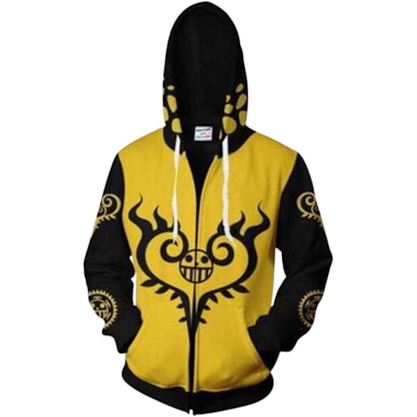 Cosplay 3D Anime Pullover Hoodie Monkey D Luffy Halloween Unisex Vuxen Manga Merch Tröja Med Kängurufickor  Medium-X-Large