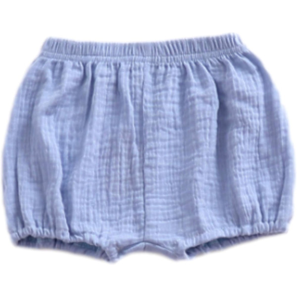 YO Nyfödd Småbarn Baby Flickor Barn Bomull Linne Bloomer Shorts Blöjskydd Blå 3-9 Månader