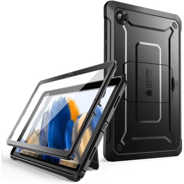 CASE Unicorn Beetle Pro Series- case för Samsung Galaxy Tab A8 10,5 tum (2022), Robust kraftigt case med hela kroppen med Bu Black