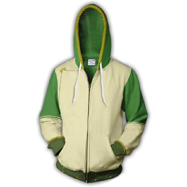 s Avatar Hoodie/T-Shirt Korra Cosplay Kostym Jacka 3D Tryckt Pullover Tröjor Färg 3 Liten