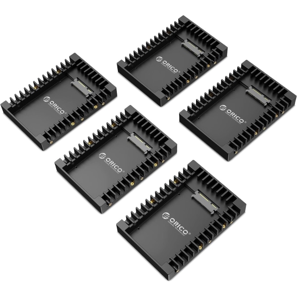 [2pack] 2,5 SSD SATA till 3,5 hårddiskadapter Intern enhetsfack Converter Monteringsfäste Caddy Tray för 7/9,5/12,5 mm 2,5 tums hårddisk/SSD med