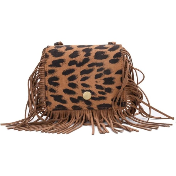 ING Leopard Print axelväska dam axelväskor tote crossbody väska Leopard Print 5
