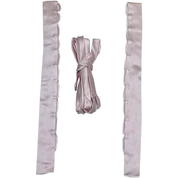 MVMV Bröllopsklänning Korsett Kit Loops Justerbar Satin Korsett Ryggsats Snörband Slipsar för bankett aftonklänning ljusrosa 10 tum