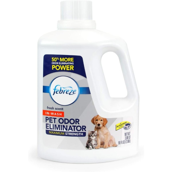 reze tvättmedelstillsats för husdjurstillbehör, maximal styrka i tvätten husdjursluktavlägsnande, designad för att ta bort tuff husdjurslukt eliminering