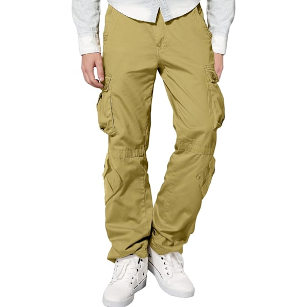 ch herr Relaxed Fit Wild Cargo byxa Khaki 40