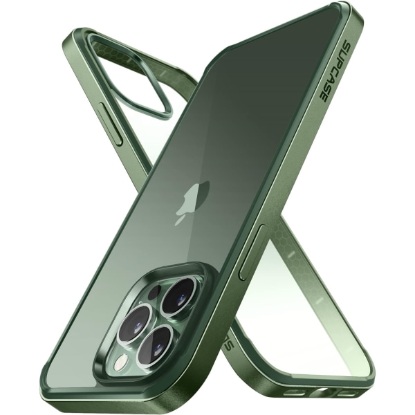 CASE Unicorn Beetle Edge Series Skal för iPhone 13 Pro Max (2021 Release) 6,7 tum, Slim Frame Clear Skal med TPU Inn Guldan