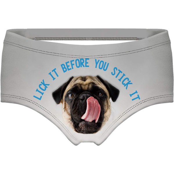 YUNXIN Roliga underkläder med låg midja - Sexiga presenter för kvinnor Strong Dog Medium