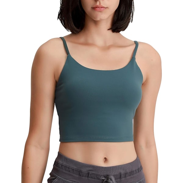 edy Dam Padded Sport-BH Fitness Träning Löpning Tröjor Yoga Linne