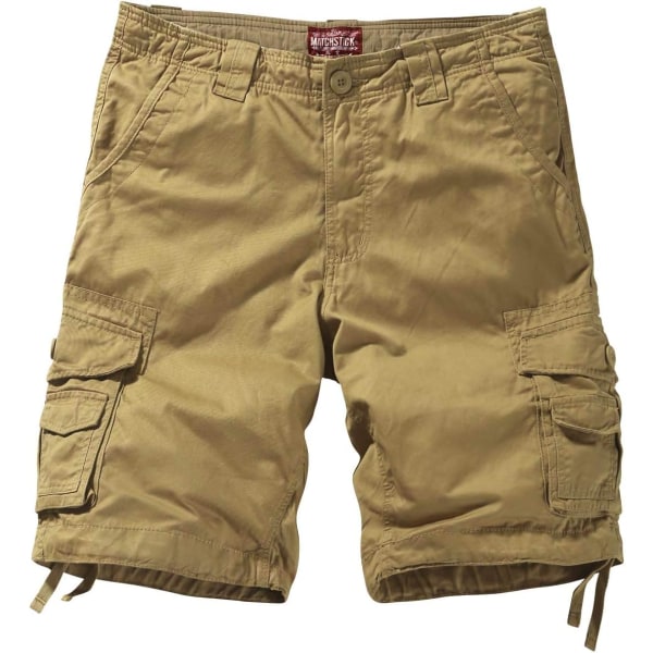 ch herr cargoshorts klassisk khaki 30