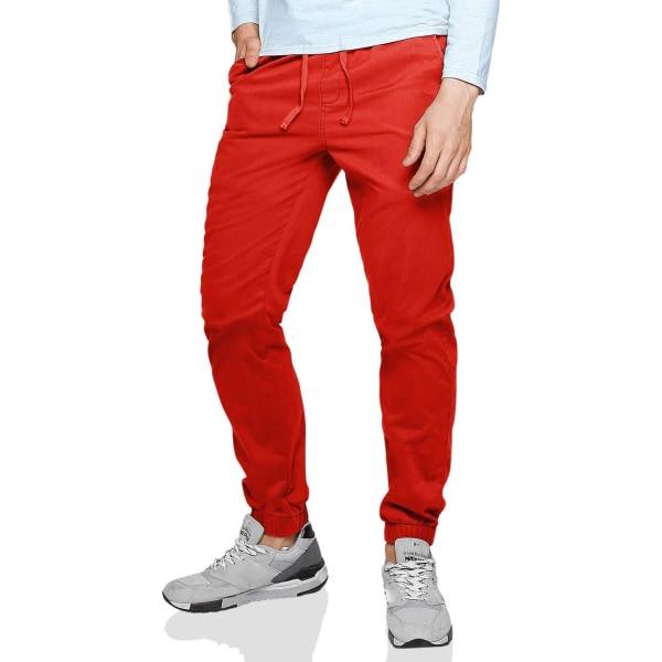 ch Chino joggingbyxor herr 6535 Orange 38