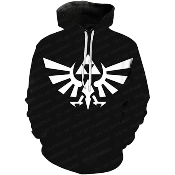 Cosplay Legend of Zelda Breath of The Wild Twilight Princess Känguru  Hoodies - Unisex Pullovertröjor  Medium