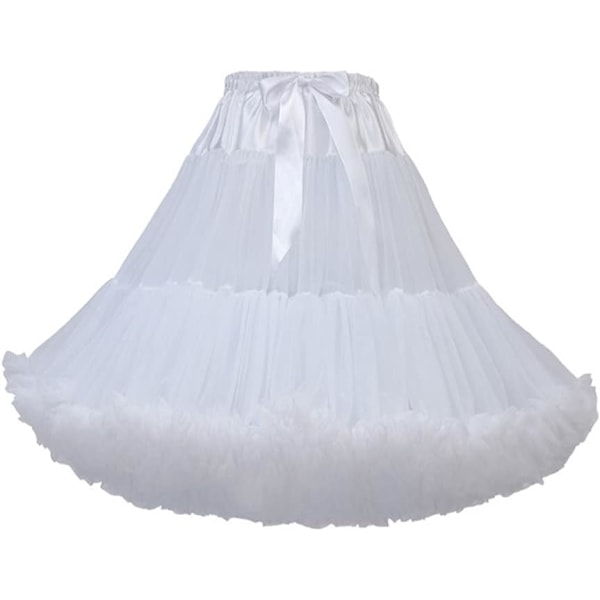 yanda Dam 3-lagers veckad tyll underkjol Tutu Puffy Party Cosplay