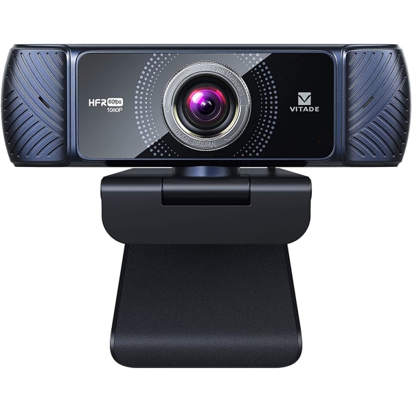 Wcam 1080P 60fps med mikrofon för streaming, Vitade 682H Pro HD USB Dator Webbkamera Videokamera för spelkonferenser Mac Windows Desktop PC