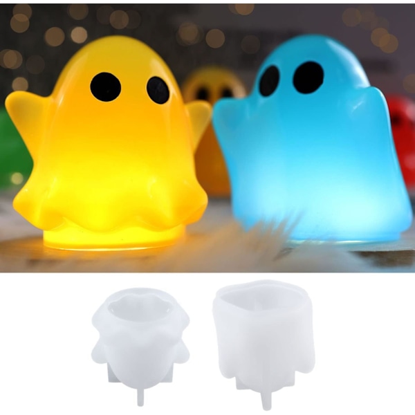 OSTORE Ghost Shape Resin Molds Halloween Silicone Mold för Resin Casting Resin Molds Resin Molds Silicone Mold Kits Sili